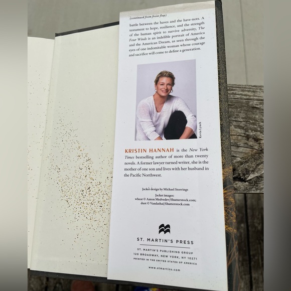 Novel Book The Four Winds Kristin Hannah Hardcover Great Depression Fiction - Picture 5 of 9